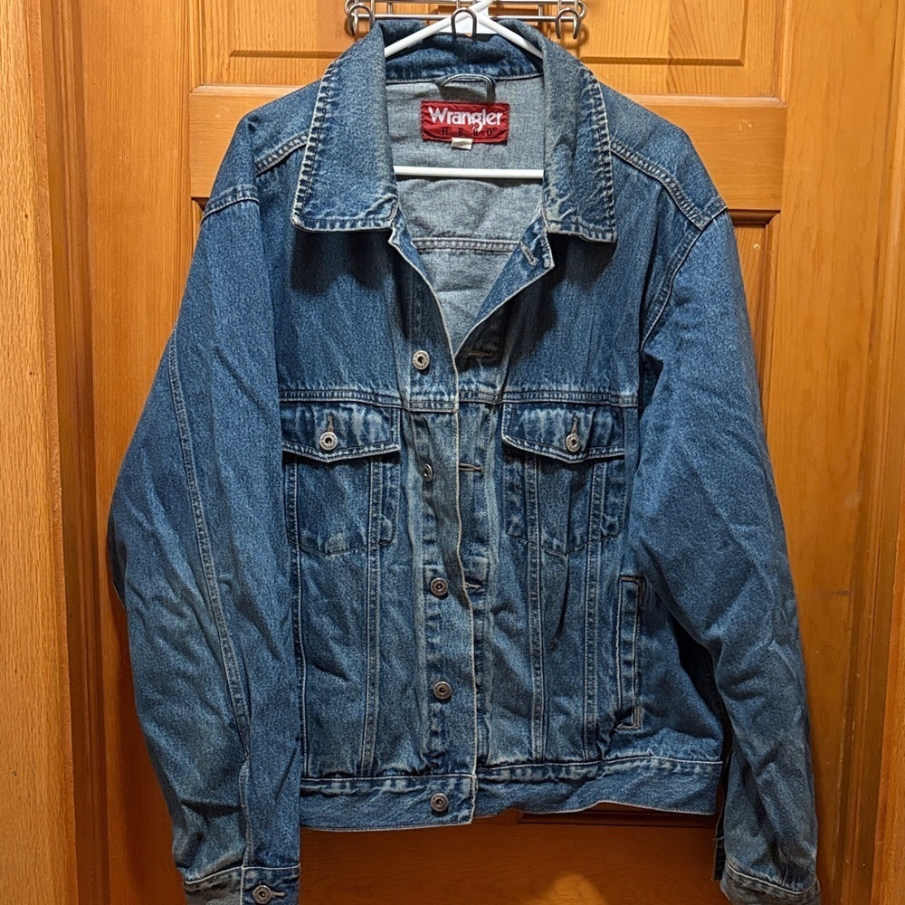 Vintage Wrangler Indigo Denim Jacket‎ Size XL